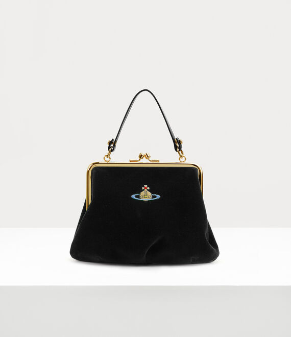 Vivienne Westwood Granny Frame Purse in BLACK